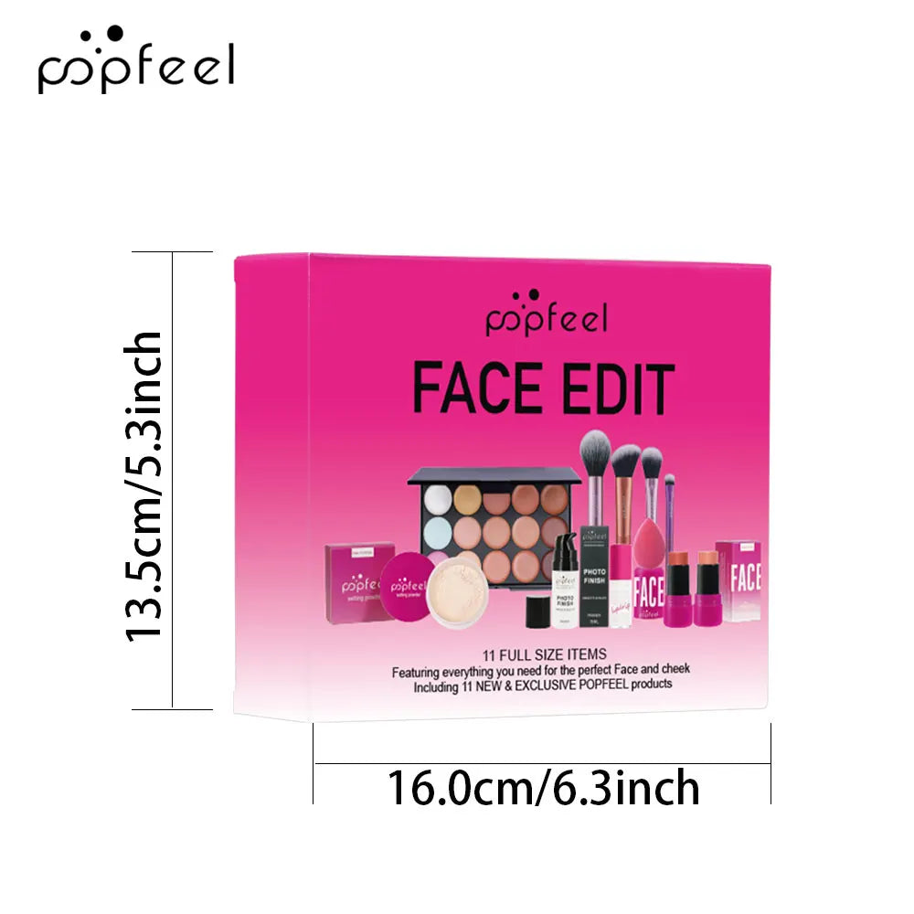 All in One Makeup Kit Eyeshadow Powder Lipgloss Lipoil,Valentine'S Day Gift for Girls Women