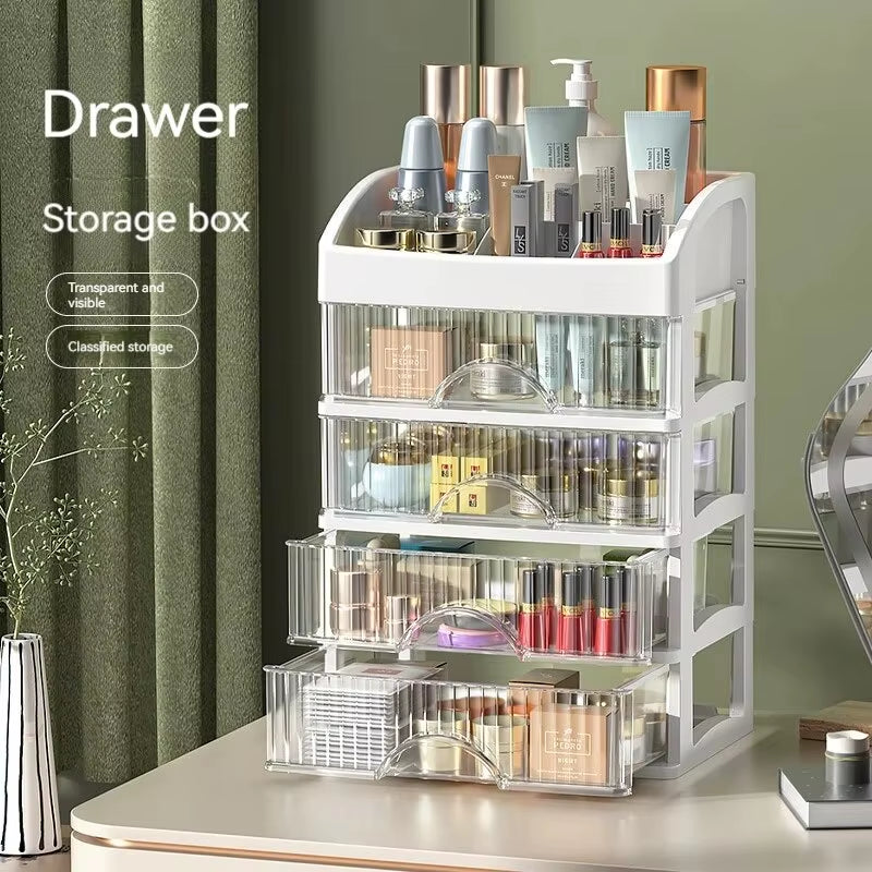 Desktop Storage Box Storage Drawer Hair Decoration Multi-Layer Storage Cabinet Cosmetics Jewelry Box Stationery Multi-Functional