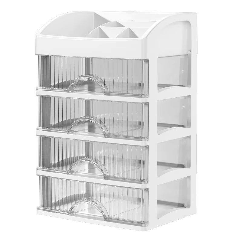 Desktop Storage Box Storage Drawer Hair Decoration Multi-Layer Storage Cabinet Cosmetics Jewelry Box Stationery Multi-Functional